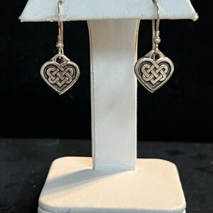 Vintage Sterling Silver Celtic Earrings